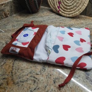 Pochette à lingettes et couches