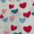 Double gaze coton Coeur